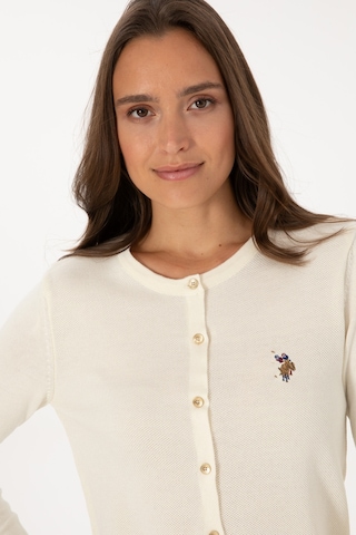 U.s. Polo Assn. Kadın Hırka Triko 50307737-vr256 İnci