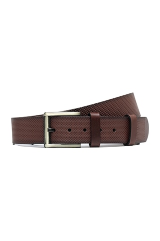 Kahve Erkek D-045-40 Grande Kot Kemer Genişlik 4.5 Cm