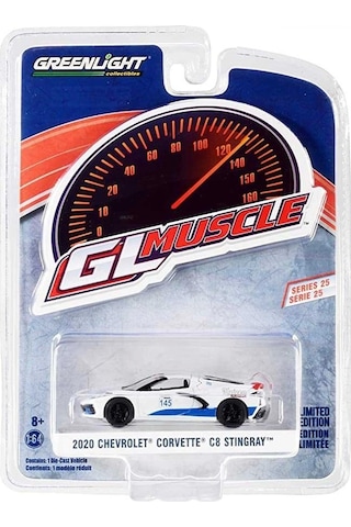Greenlight Muscle 145 Track Battle - 2020 Chevrolet Corvette C8 Stingray Coupe