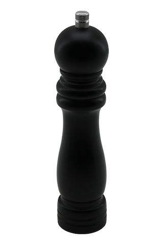 Storeşahin Siyah Ahşap Tuz Ve Baharat Öğütücü - Büyük Ø4.5 Cm X 19.5 Cm Shn0720