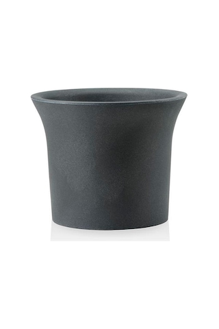 Vaso Flora Classic 45 Plastik Saksı Antrasit