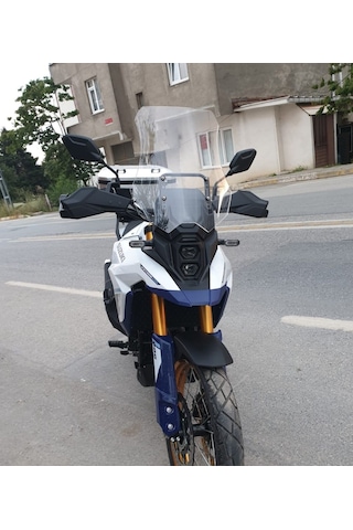 Motocam Suzuki V-strom 800 De Ön Cam 2023-2026 Model 50cm Şeffaf Renkli 4mm