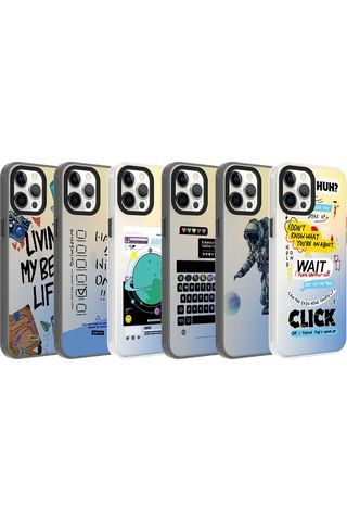 Apple Uyumlu iPhone 12 Pro Max Uyumlu Desenli Zore Dragon Sert Kılıf-klavye Klavye -