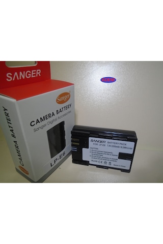 Canon 5D 6D 7D için Sanger Lp-E6 Batarya