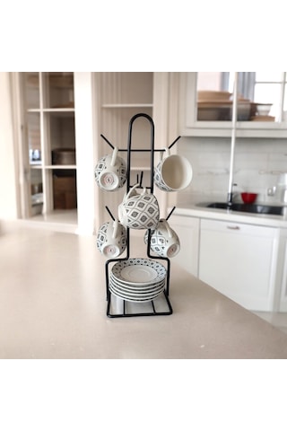 Fincan Askısı, Siyah Tabaklı Askılık