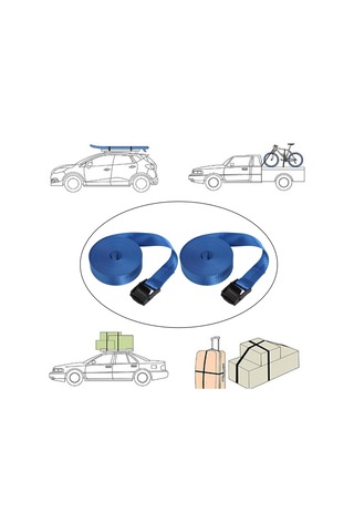 Homyl 2 Adet Bağlama Askıları Aşınmaya Dayanıklı Koyu-mavi