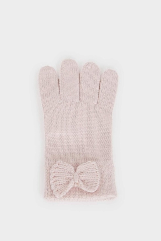 Defacto Kız Çocuk Triko Eldiven F5145a825wnpn111 Pembe