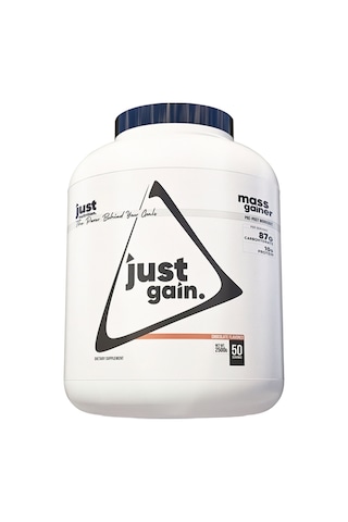 Just Nutrition Mass Gainer Karbonhidrat Tozu 2500 Gr 50 Servis Çikolata + Shaker + Protein Kahve çikolata