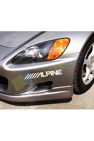 Alpine Oto Sticker 2 Adet Kaliteli Baskı Sürpriz Hediyeli