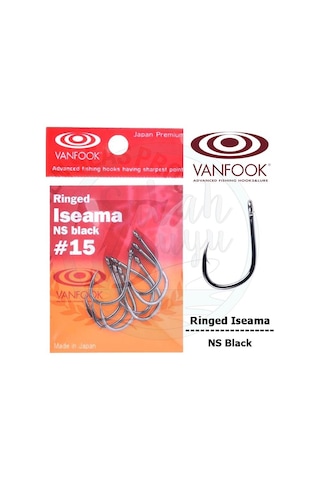 Vanfook Ringed Iseama Delikli Iğne Ns Black 15