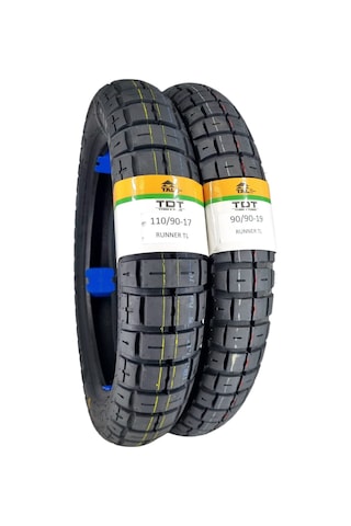 110/90-17 Ve 90/90-19 Tubeless - Dubleks Runner Lastik Takımı