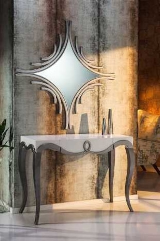 Dresuar CNC KABARTMA Model Kayın Ağacı Torna Aslan Lükens Ayak Kahverengi