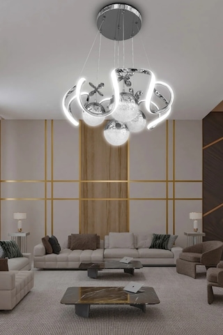 Arya Xl 4 Top Modern Salon - Oturma Odası Avizesi Renkli