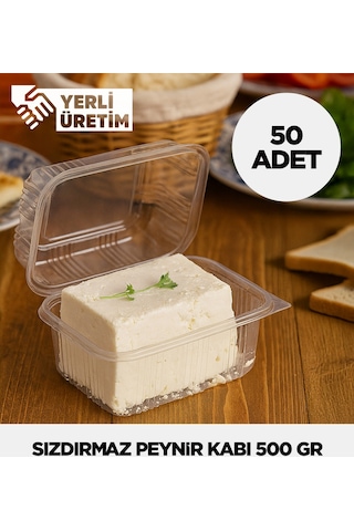Peynir Kabı 500 Gr 50 Adet Diğer
