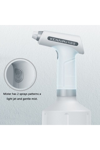 Leezsing Usb Elektrikli Sulama Kovası İç Mekan Dış Mekan Elde Taşınabilir Elektrikli Sprey Şişesi Su Sis Püskürtücüsü Elektrikli De-14