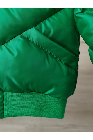 Benitto Kids Erkek Bebek Kapüşonlu Kışlık Mont 51332 Yeşil