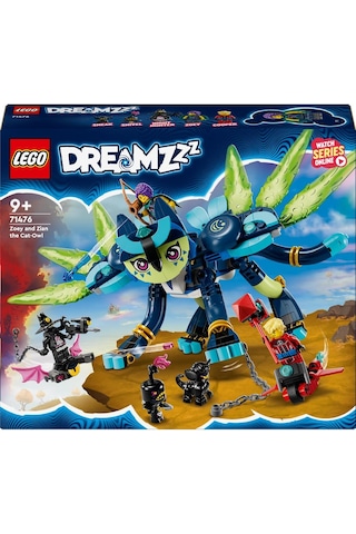 LEGO® DREAMZzz™ Zoey ve Kedi-9+ 71476 Yaratıcı Oyuncak Yapım Seti - 437 Parça