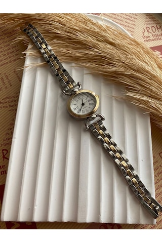Rub072 25 Mm Rubsey Retro Minimal Hasır Kordon Vintage Kadın Kol Saati Siyah