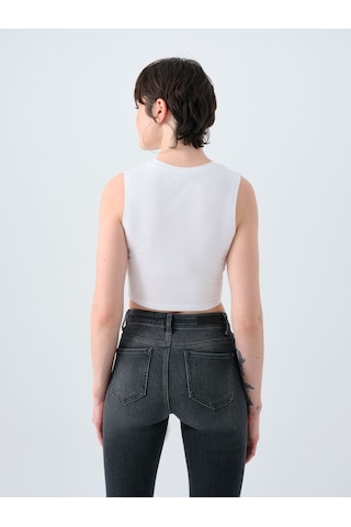 LOFT Crop Kadın Atlet Lf2032011 Q1.v1 Beyaz