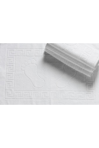 Beyaz Ayak Otel Havlusu 4 Adet Pamuk 250 Gram Beyaz