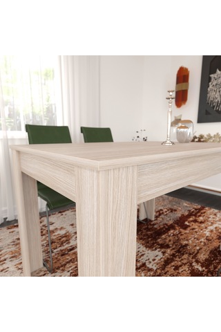 Pasific Home Single Mutfak Yemek Masası, 120 x80 cm, Dikdörtgen, Meşe