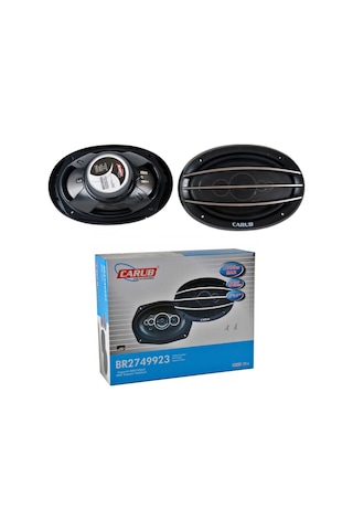 Carub Oval Hoparlör Kapaklı 16x22cm 6x9" 1000w 5 Çıkışlı 2li Set 1 Adet