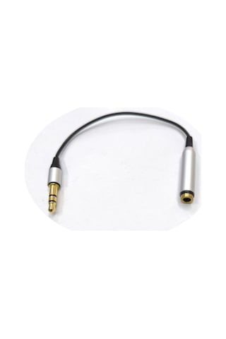 3,5mm Stereo To 3,5mm Stereo Dişi Erkek Çevirici Aux Uzatma 15cm