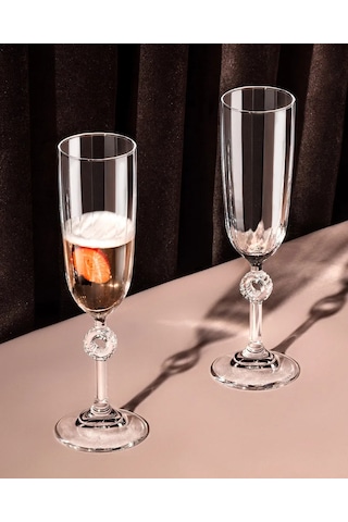 Madame Coco Şampanya Kadehleri, 150 Ml, 4 Adet, Cam 326239880 Beyaz