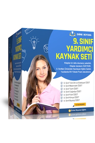 9. Sınıf Yardımcı Kaynak Seti 7 Ana Ders