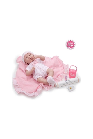 Berenguer Gerçekçi Yenidoğan Oyuncak Bebek 39 Cm Ve Pembe Kundak Seti