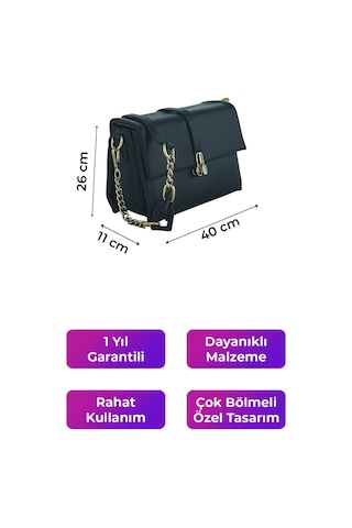Kriste Bell Kadın Çanta Siyah 26542 Siyah