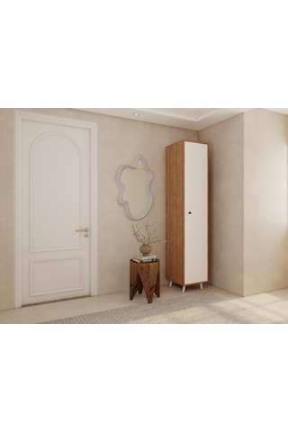 Volta Çok Amaçlı Banyo/kiler Dolabı Marbella Kiraz Renk beyaz
