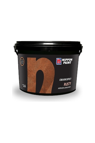 Nippon Rusty Sılver Antik Metal Dokulu Efekt Boya 2.5Lt