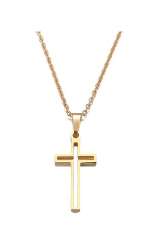 Jwl Paslanmaz Çelik Haç Kolye Istavroz Kolyesi Mini Gümüş