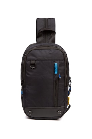 Newısh Polo Accessorıes Unisex Impertex Kumaş Suya Dayanaklı Omuz Ve Mini Sırt Çantası Siyah