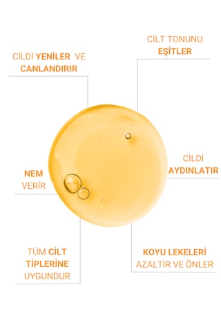 The Vivia Leke Karşıtı Aydınlatıcı Vitamin C Serum 30 ML