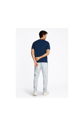 Erkek Hılfıger Color Photo Prınt Tee T-shirt Mavi