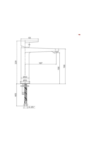 Eca Dalia 102188117 Orta Boy Tip Lavabo Bataryası