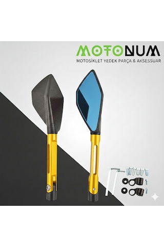 Benelli Tnt 250 Modifiye Ayna-sarı Renk-a33052