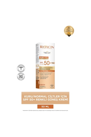 Bioxcin Sun Care Kuru Ciltler Için Güneş Kremi Spf 50 50 ml - Renkli