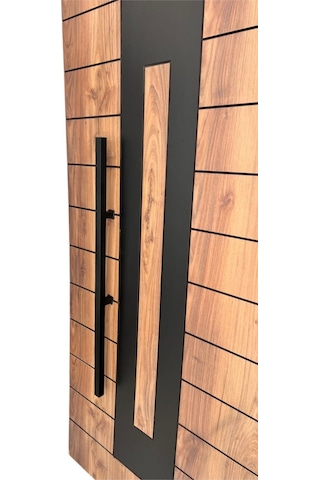 Homdep Çelik Kapı Çekme Kolu Tutma Kolu Kare Model Renk Siyah 100cm