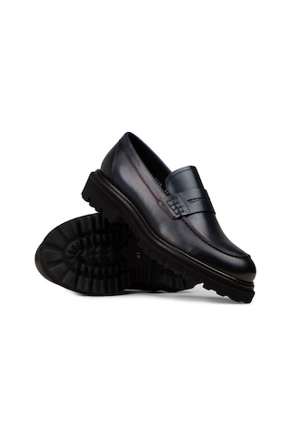 Deery Erkek Hakiki Deri Lacivert Loafer Ayakkabı - F6528mlcvp01 Lacivert