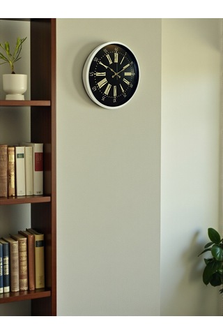 36 Cm Krem Dekoratif Duvar Saati Diğer