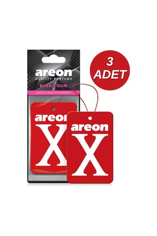 Areon X Bubble Gum 3'lü Oto Araç Kokusu