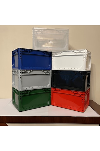 Alpbx 1.kalite Şeffaf Plastik Kasa 40x30x22 Cm - Kutu 21 Litre