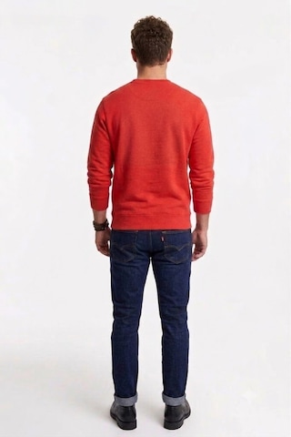 Levi's Pamuk Graphic Erkek Bisiklet Yaka Sweatshirt Açık Kırmızı