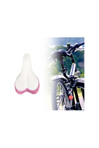Homyl Çocuk Bisikleti Sele Tamir Parçaları Hafif Erkek Ve Kız Kalınlaştırılmış Beyaz Pembe