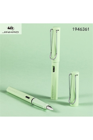 Jinhao Dolma Kalem Sert Mika Gövde F Uç Pastel Fıstık Yeşil