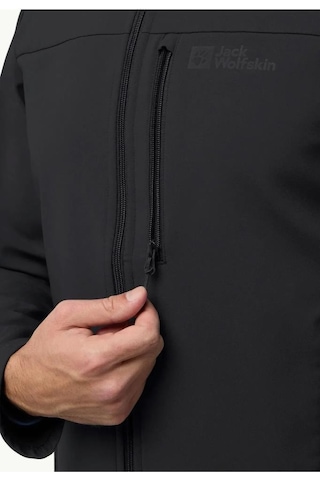 Jack Wolfskin Whırlwınd Men A62521-softshell Black Erkek Mont Siyah