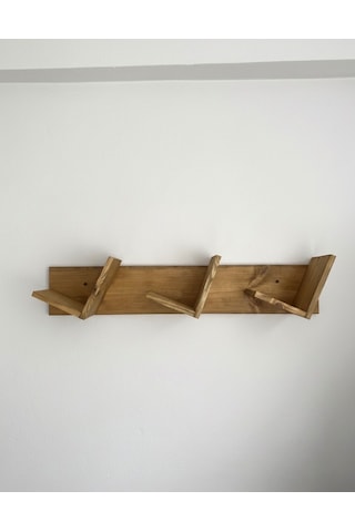 Doğal Ahşap Kitaplık, Dekoratif Tasarım Ahşap Vintage Kitaplık Açık Meşe